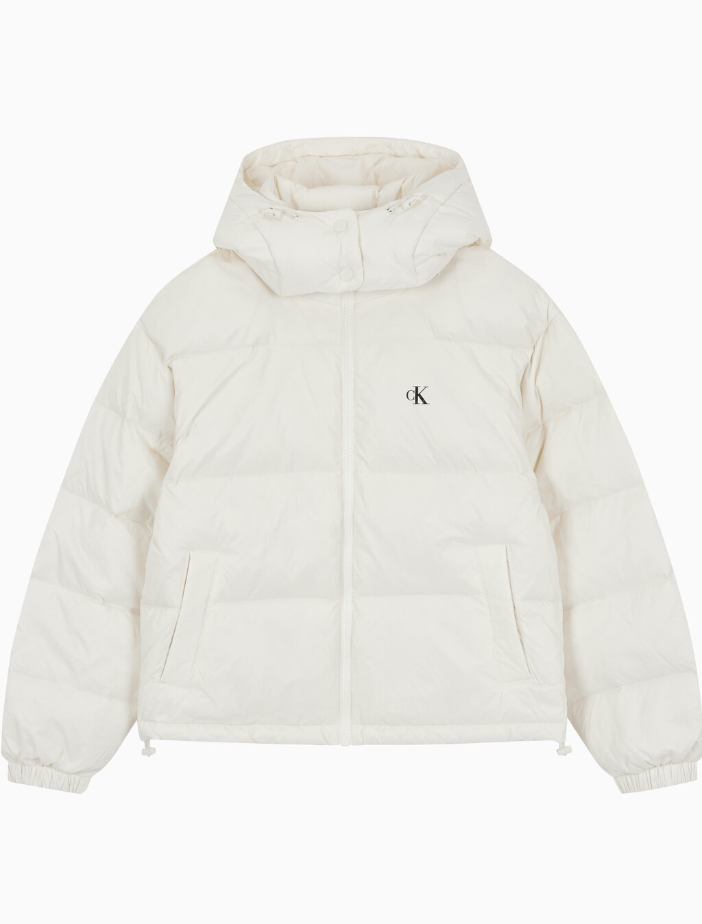 Buy 여성 에센셜 미드 웨잇 푸퍼 자켓 in color Ivory