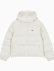 Buy 여성 에센셜 미드 웨잇 푸퍼 자켓 in color Ivory