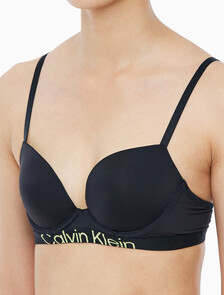 Buy 여성 퓨쳐 쉬프트 마이크로 AF 푸쉬업 브라 in color BLACK