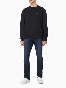 Buy 남성 프렌치테리 모노그램 크루넥 스웻셔츠 in color BLACK