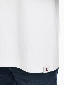 Buy 남성 드롭 니들 오픈 카라 폴로 반팔 티셔츠 in color BLANC DE BLANC