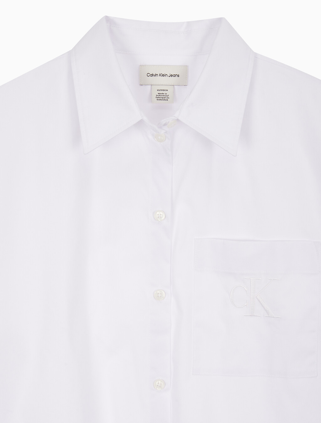 Buy 여성 포플린 릴렉스드 핏 셔츠 in color BRILLIANT WHITE