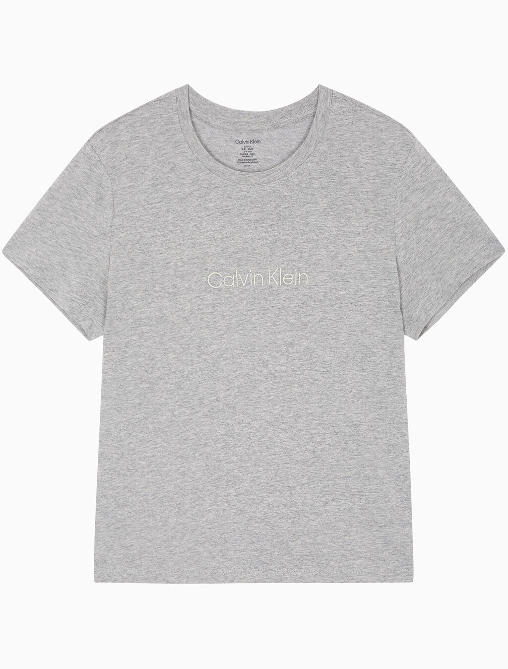 Buy 여성 100% 코튼 슬립웨어 클래식 티셔츠 in color GREY HEATHER