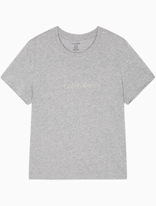 Buy 여성 100% 코튼 슬립웨어 클래식 티셔츠 in color GREY HEATHER