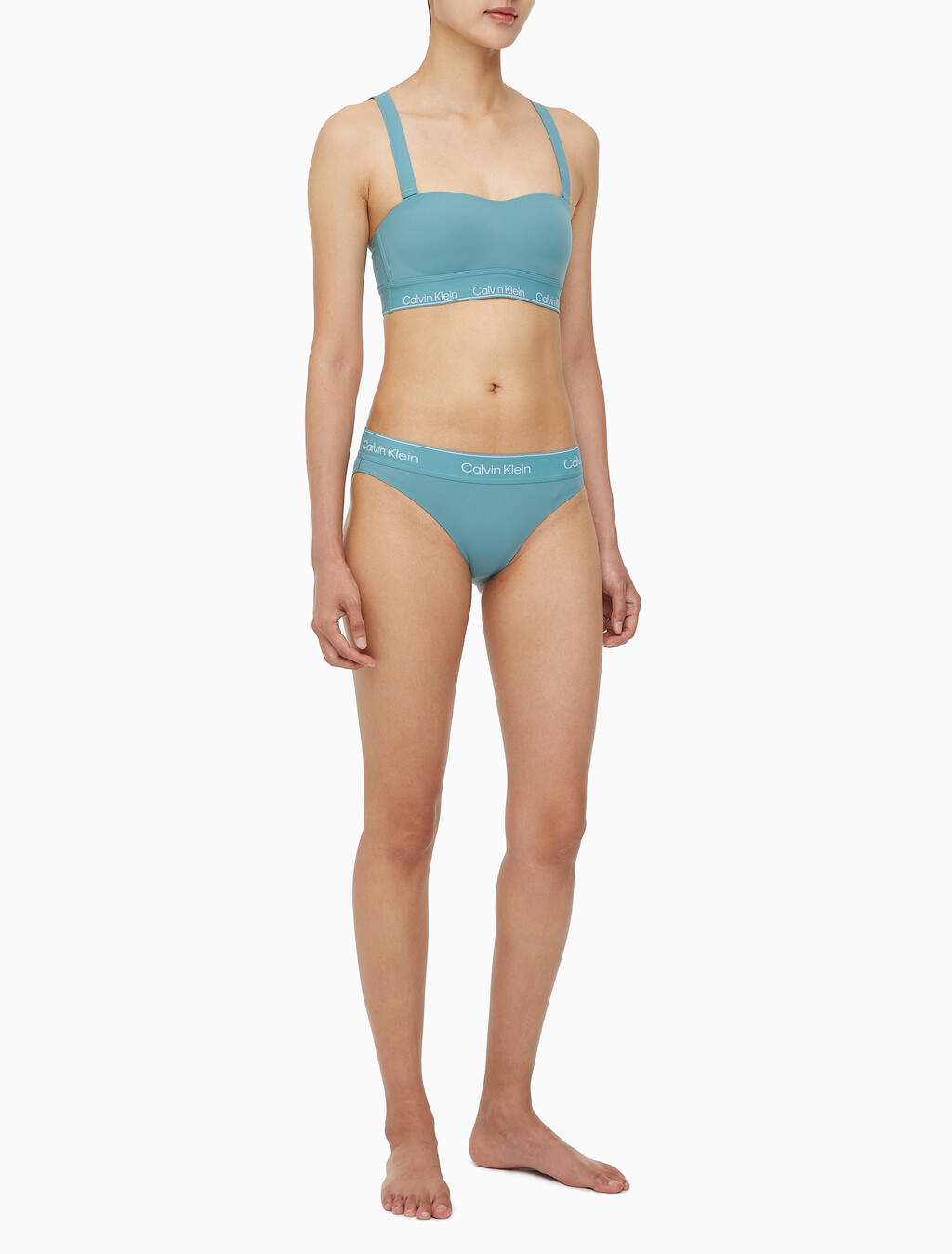 Buy 여성 모던코튼 퍼포먼스 반도 브라 in color ICE GREEN