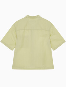 Buy 남성 소프트 린넨 반팔 셔츠 in color GREEN