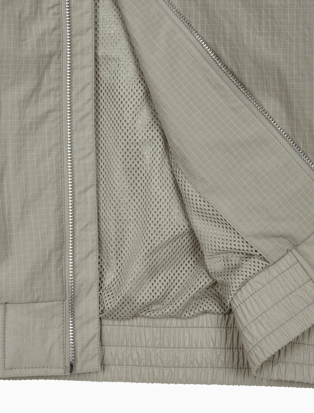 Buy 남성 스탠드 카라 윈드 브레이커 자켓 in color KHAKI BEIGE