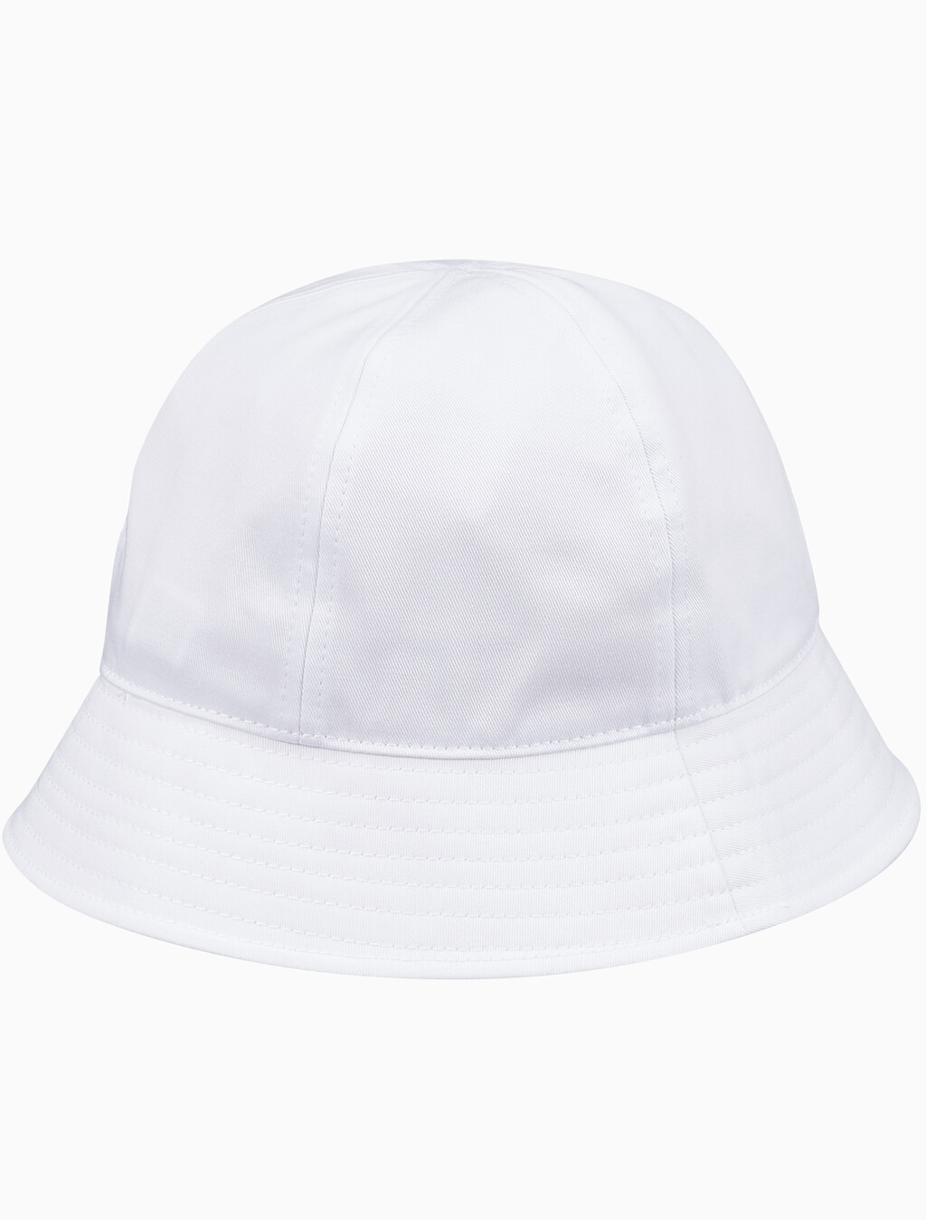 Buy 남녀공용 CK 엠브로이더리 로고 버킷햇 in color BRIGHT WHITE