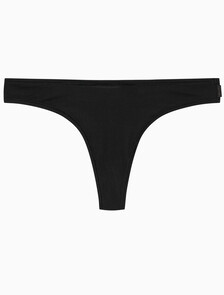 Buy 여성 CK 아이디얼 모달 립 로우라이즈 T팬티 in color BLACK