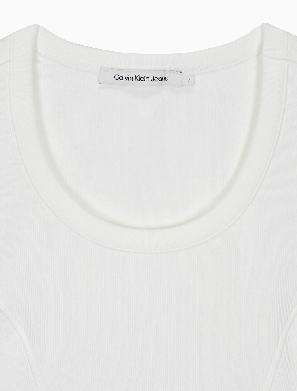 Buy 여성 립 오픈 백 크롭 탑 in color BRIGHT WHITE