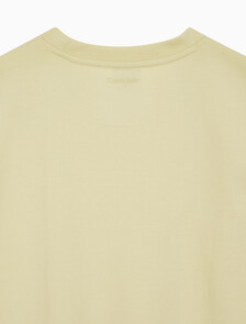 Buy 남성 숏슬리브 스페이서 반소매 크루넥 티셔츠 in color REED YELLOW