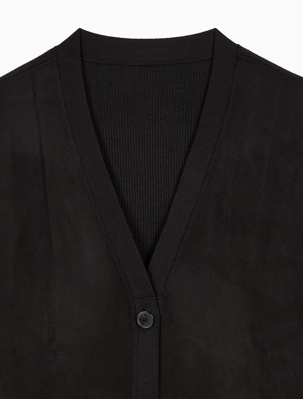 Buy 남성 프리미엄 리버서블 기모 가디건 in color CK BLACK