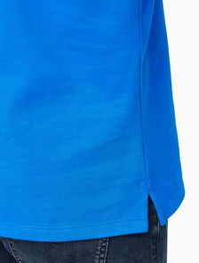 Buy 모노그램 피케 폴로 티 in color FRENCH BLUE