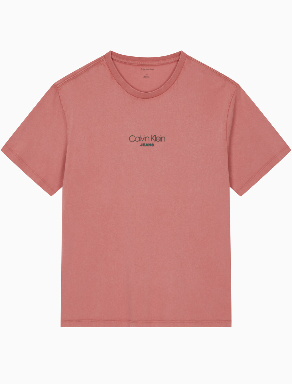 Buy 남성 레귤러핏 그래픽 워시 반팔 티셔츠 in color ARAGON
