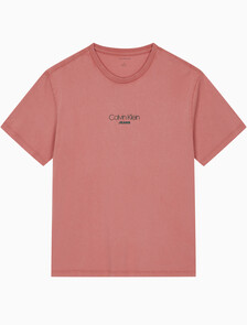 Buy 남성 레귤러핏 그래픽 워시 반팔 티셔츠 in color ARAGON