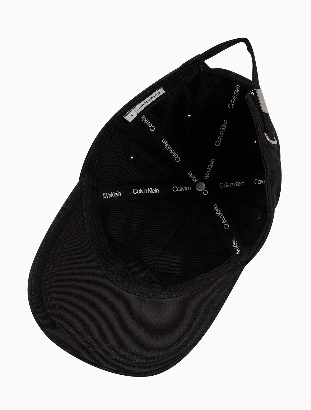 Buy 남녀공용 CKJ 타이틀케이스 로고 볼캡 in color BLACK BEAUTY
