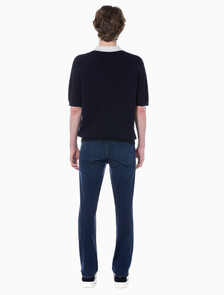 Buy 남성 바디핏 블루블랙 37.5 기능성 데님 in color BLUE BLACK HANGER LOOP