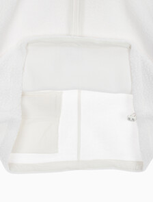 Buy 여성 릴랙스핏 쉐르파 크롭 풀오버 in color WHITE