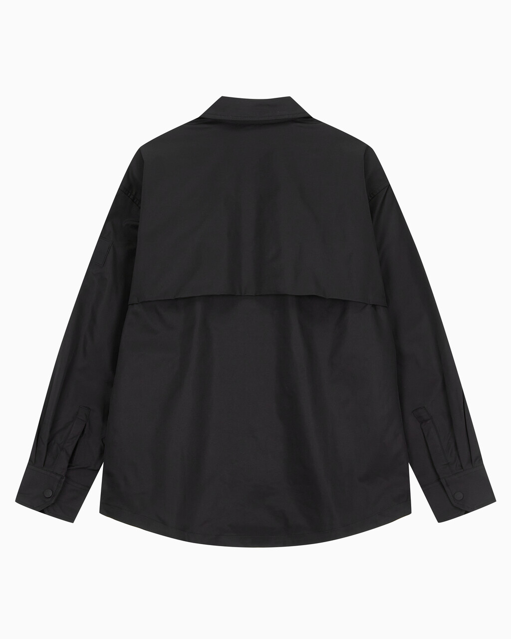 Buy 남성 테크니컬 집업 오버사이즈 셔츠 in color CK BLACK