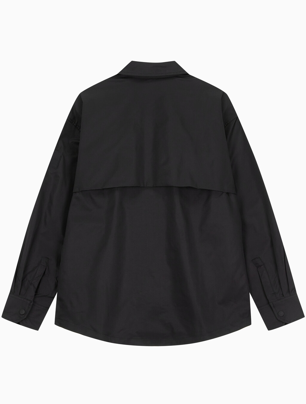 Buy 남성 테크니컬 집업 오버사이즈 셔츠 in color CK BLACK