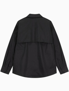 Buy 남성 테크니컬 집업 오버사이즈 셔츠 in color CK BLACK