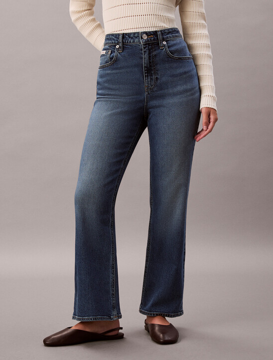 여성 하이라이즈 크롭 플레어