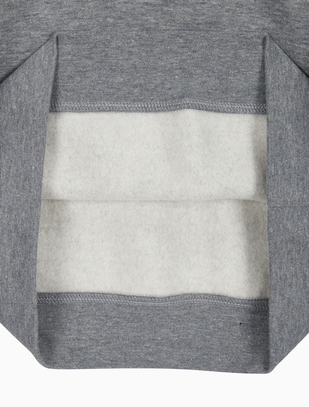Buy 여성 코튼 모달 플리스 폴로 스웻셔츠 in color MEDIUM GREY HEATHER