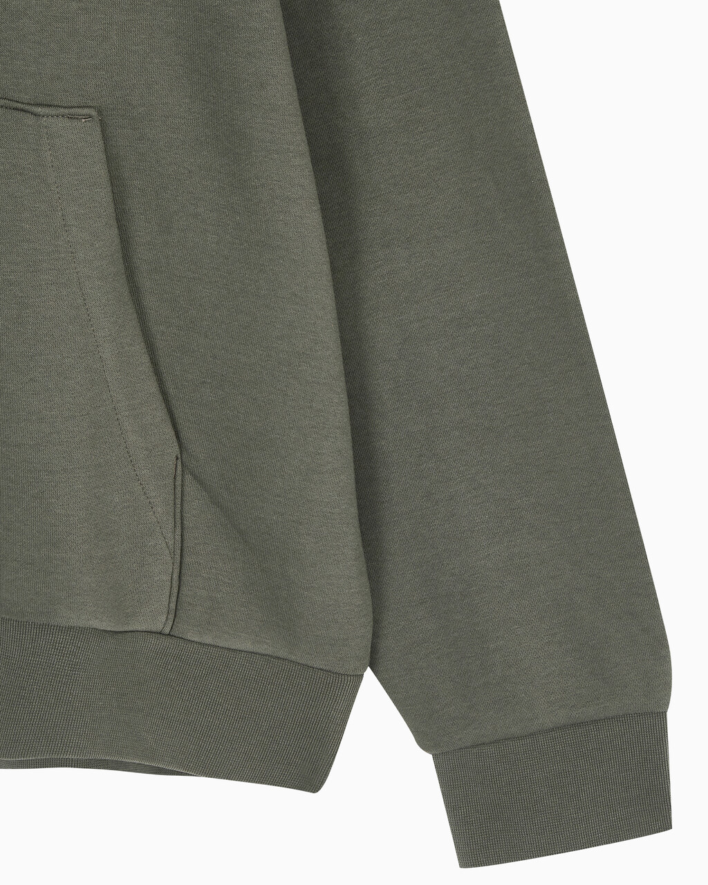 Buy 남성 롱슬리브 아카이브 플리스 후디 in color CHARCOAL