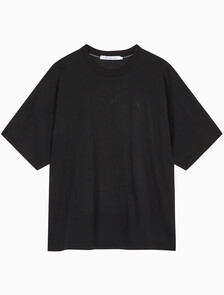 Buy 남성 릴렉스핏 그래픽 기능성 반팔 티셔츠 in color CK BLACK