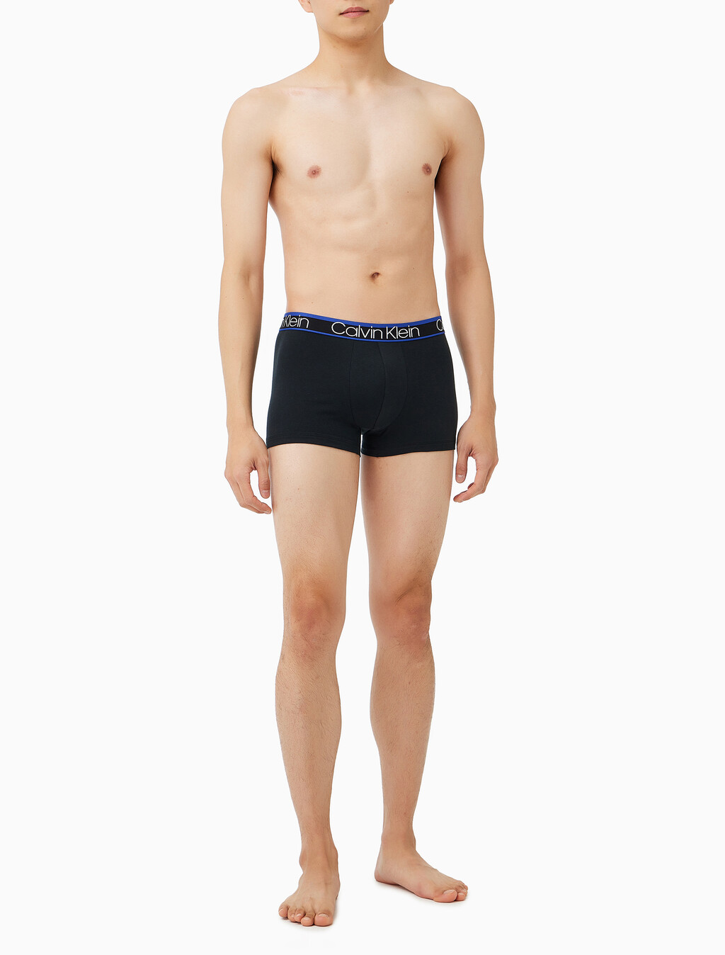 Buy 남성 WB 코튼 스트레치 버라이어티 팩 트렁크 4PK in color Blue / Black / Black / Grey