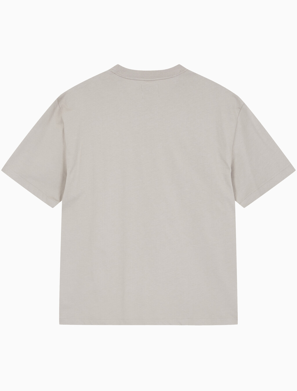 Buy 남성 릴렉스핏 헤비 코튼 크루넥 반팔 티셔츠  in color LIGHT GREY