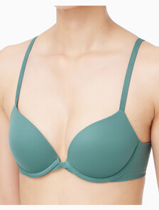 Buy 여성 퍼펙틀리 핏 AF 푸쉬업 브라 in color Green