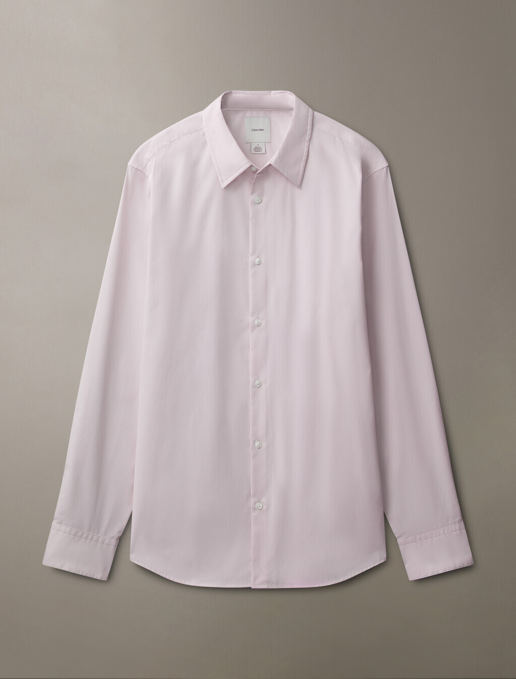 Buy 남성 롱슬리브 솔리드 수피마 스트레치 슬림 셔츠 in color GRAY LILAC