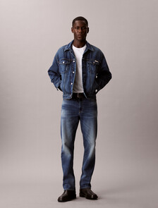 Buy 남성 슬림 스트레이트핏 37.5 진 in color Blue