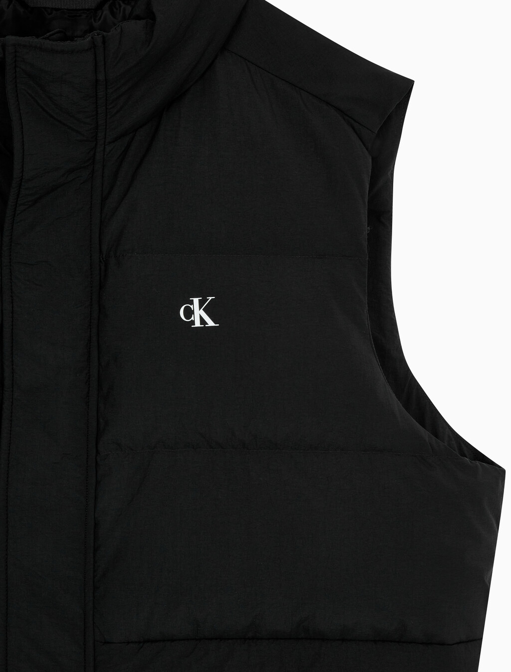 Buy 남성 베이직 에센셜 다운 베스트 in color CK BLACK
