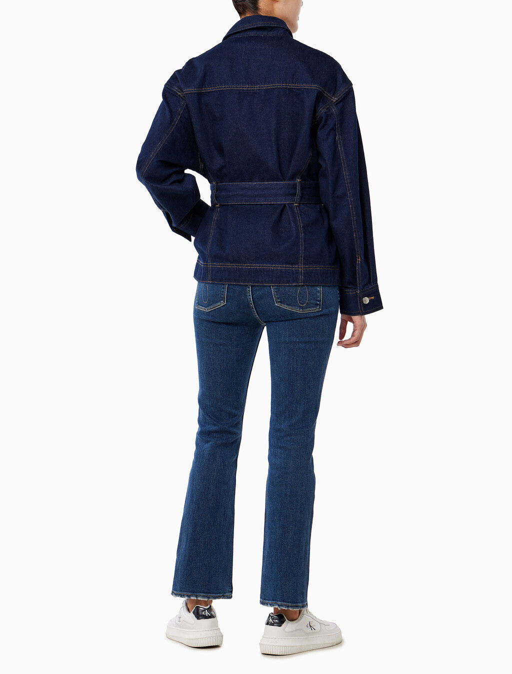 Buy 여성 신치드 데님 자켓 린스 in color Rinse