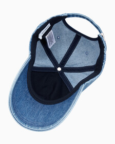 Buy 남녀공용 CKJ 데님 볼캡 in color DENIM