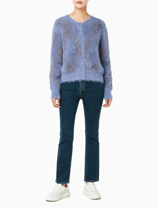 Buy 여성 퍼지 아가일 스웨터 in color Dusty Blue