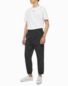 Buy 남성 사이즈 지퍼 조거 팬츠 in color CK BLACK