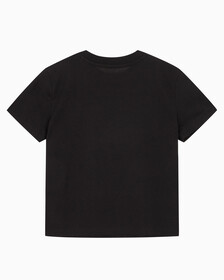 Buy 여성 1987 로고 베이비핏 반팔 티셔츠 in color CK BLACK