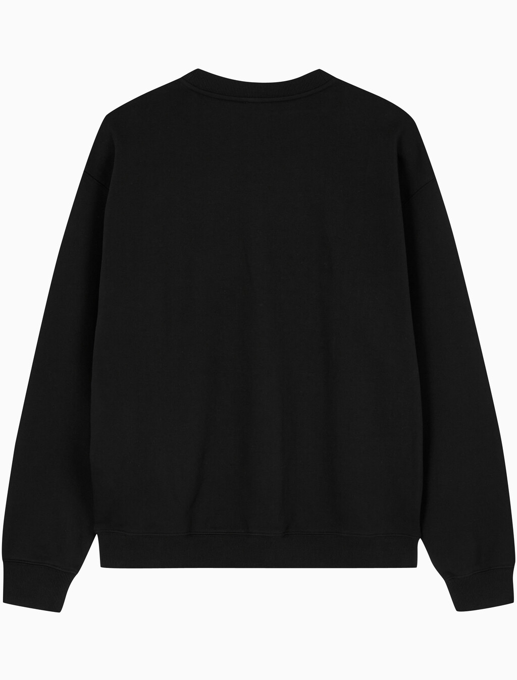 Buy 남녀공용 릴렉스핏 모노그램 로고 스웻셔츠 in color CK BLACK