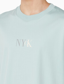 Buy 남성 NYCK 그래픽 반팔 티셔츠 in color HARBOR GRAY