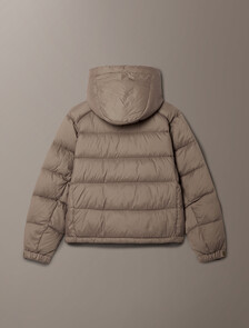 Buy 여성 미드웨이트 트랜스페어런트 다운 자켓 in color Sugar Almond