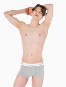 Buy 남성 모던 코튼 스트레치 3PK 드로즈 in color BLUE/GREY/BLACK