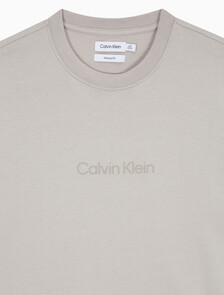 Buy 남성 릴렉스핏 헤비 코튼 크루넥 반팔 티셔츠  in color LIGHT GREY