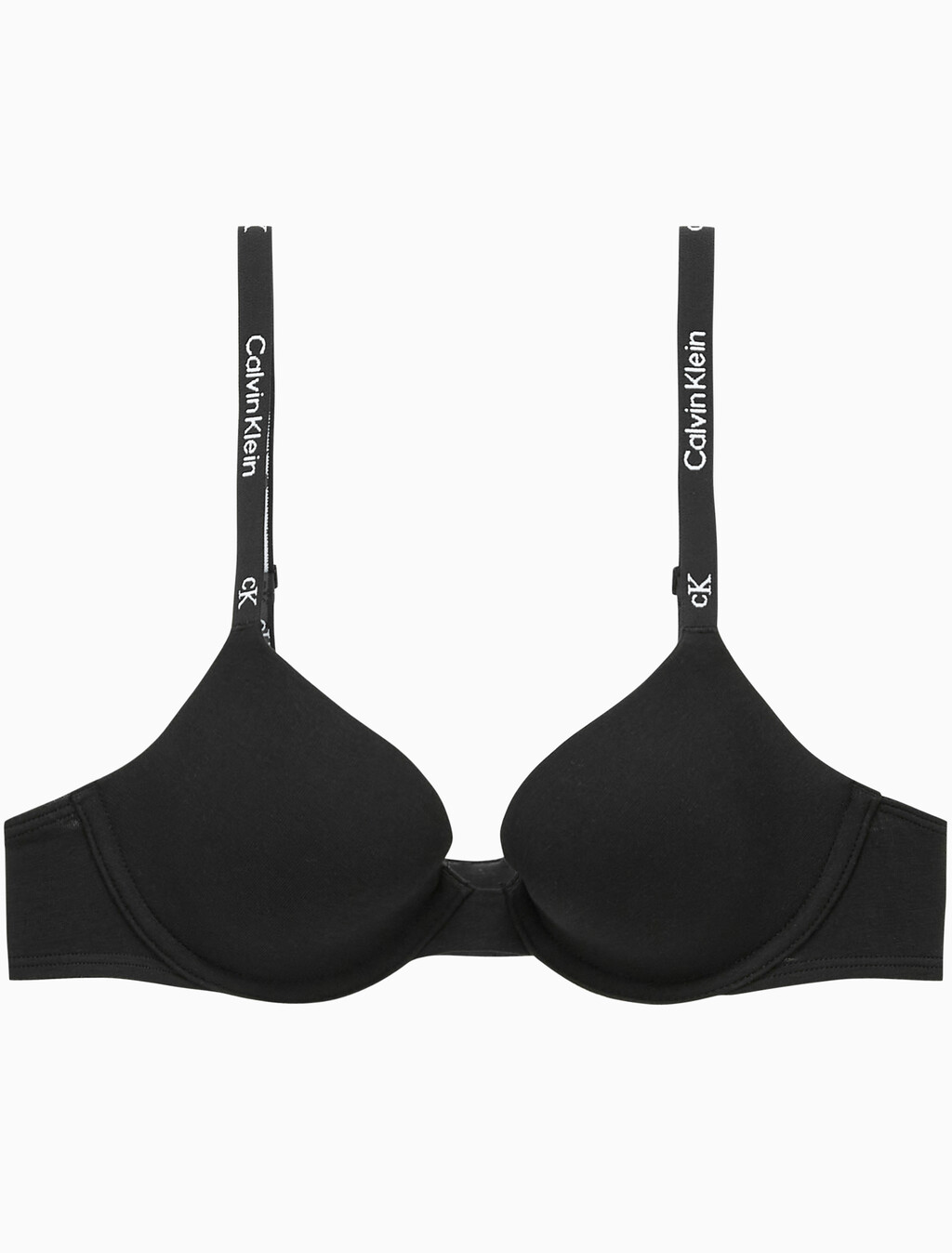 Buy 여성 1996 코튼 AF 라이틀리 라인드 데미 브라 in color BLACK