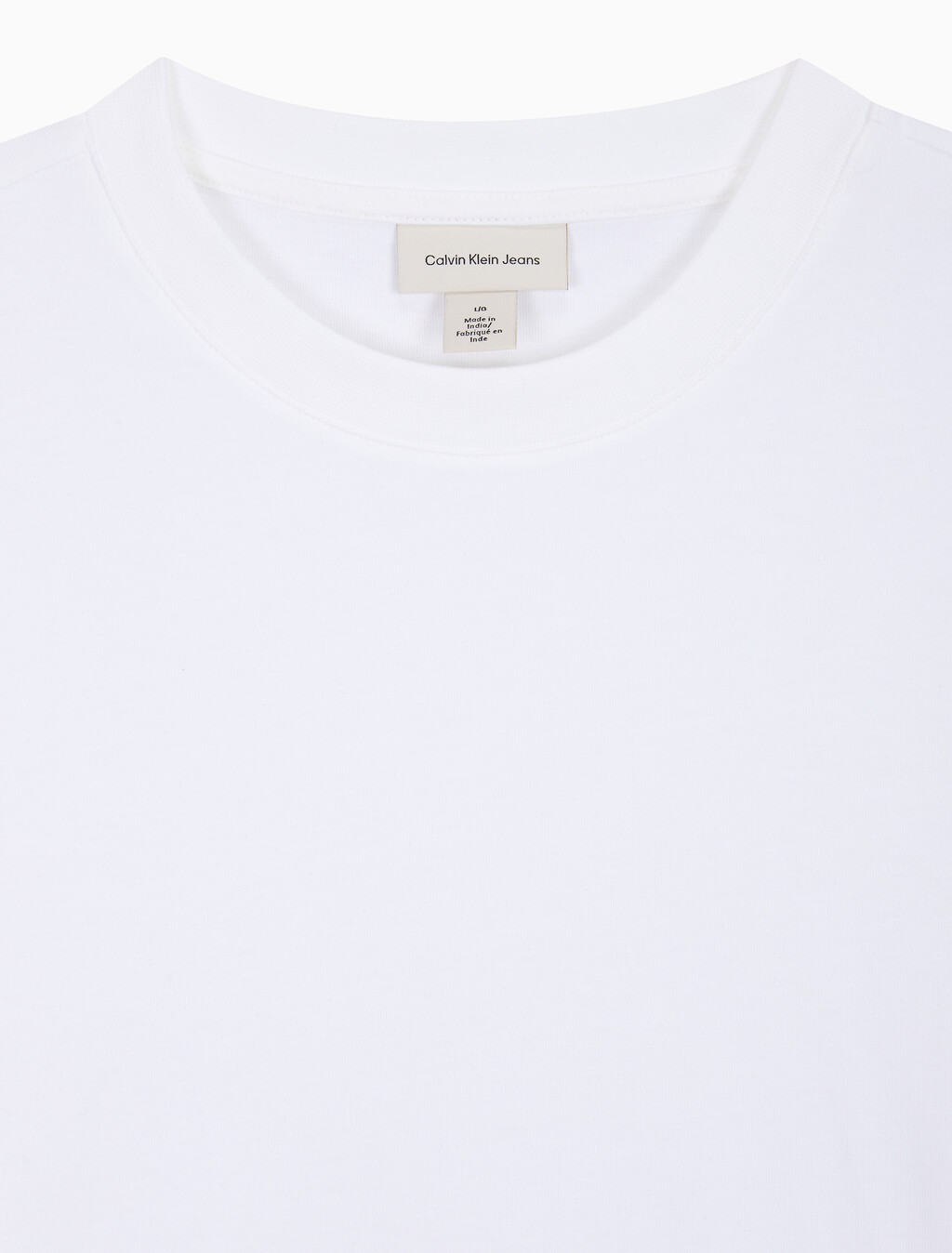 Buy 남성 릴렉스 핏 시즈널 모노그램 긴팔 티셔츠 in color BRIGHT WHITE