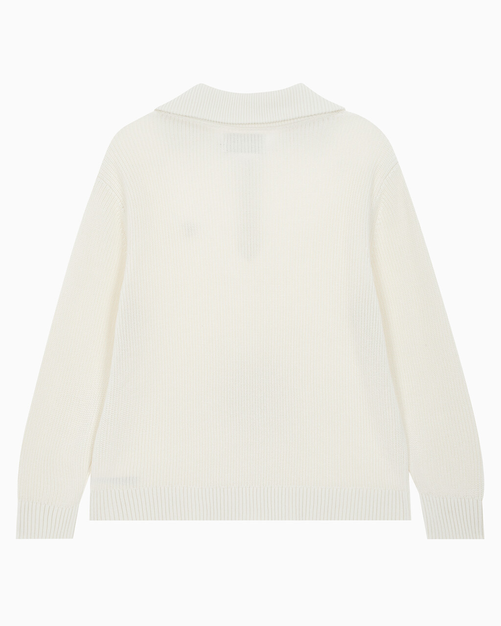 Buy 남성 하프 집업 풀오버 스웨터 in color WHITE