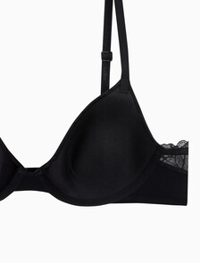 Buy 여성 퍼펙틀리 핏 레이스 AF 퍼펙트 커버리지 컨투어 브라 in color BLACK