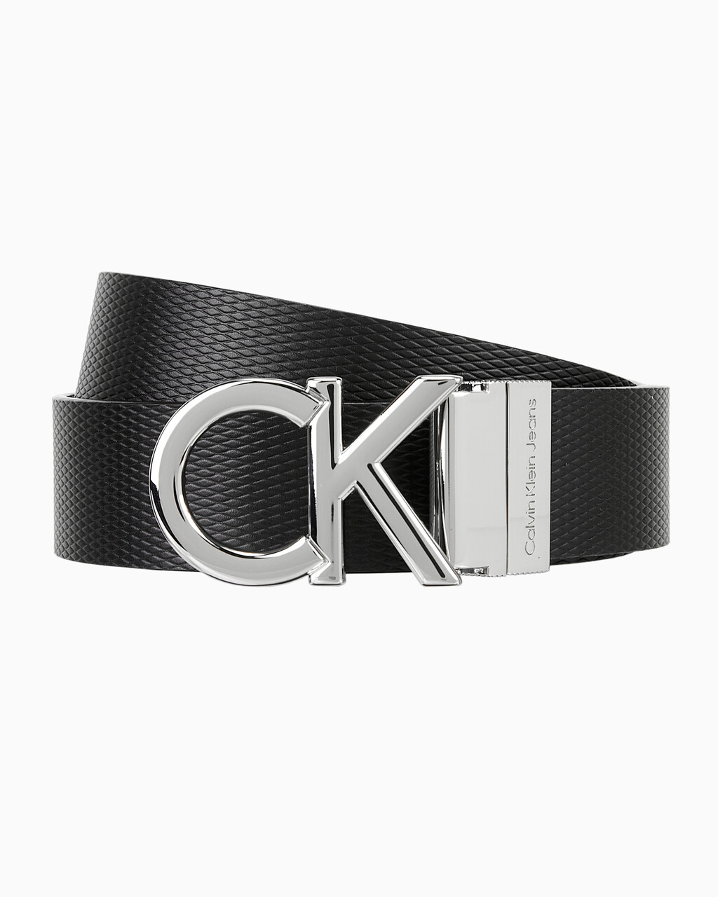 Buy 남성 CKJ 모노그램 35MM 양면 벨트 in color BLACK/BROWN